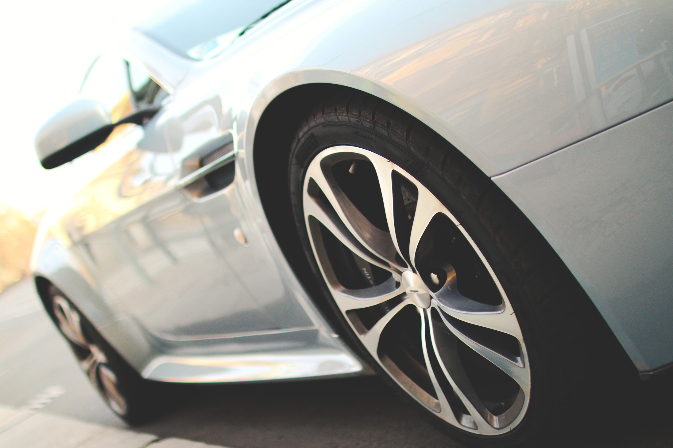 Luxury car closeup